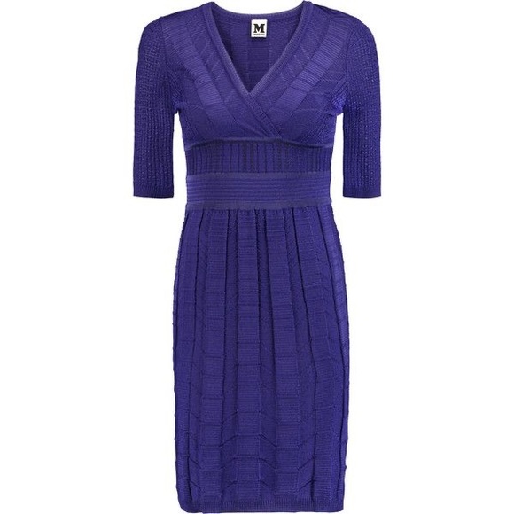 Missoni Vibrant Purple knit Midi Dress - Picture 1 of 12